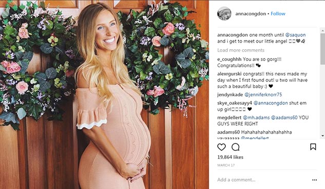 Anna Congdon announces pregnancy